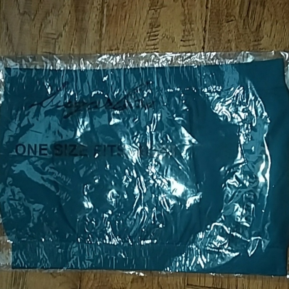 Dark Teal Seamless Bandeau - Picture 2 of 3